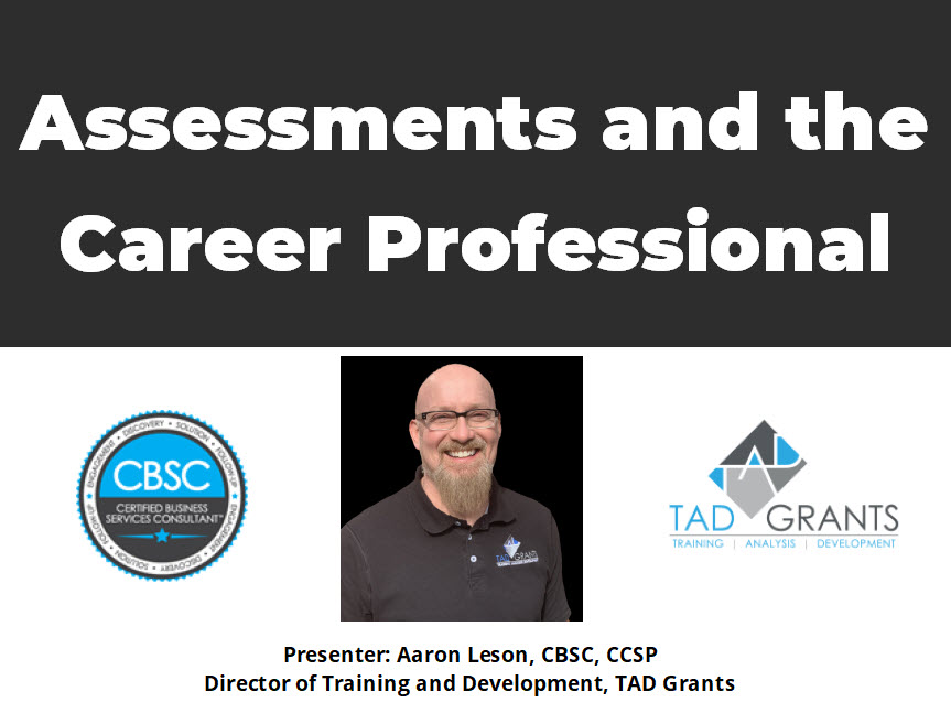 Assessments and the Career Professional
